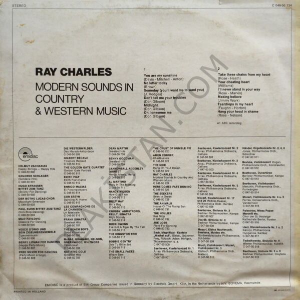 Ray Charles – Modern Sounds In Country & Western Music LP PLAK