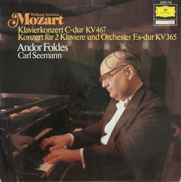 Wolfgang Amadeus Mozart / Andor Foldes, Carl Seemann – Klavierkonzert C-dur Kv 467 / Konzert Für 2 Klaviere Und Orchester Es-dur Kv 365 LP PLAK