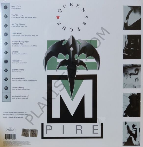 Queensrÿche –Empire (Süper Deluxe Sürüm) 3 LP PLAK
