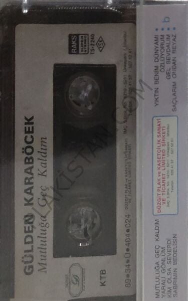 Gülden Karaböcek - Mutluluğa geç kaldım - KASET