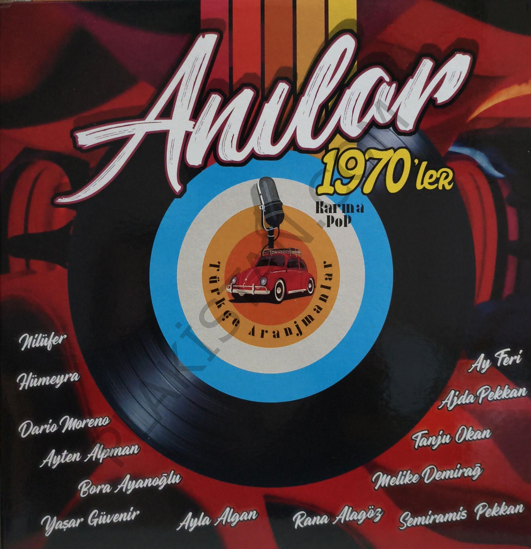 Anılar 1970 ' ler - Türkçe Arajmanlar  LP PLAK