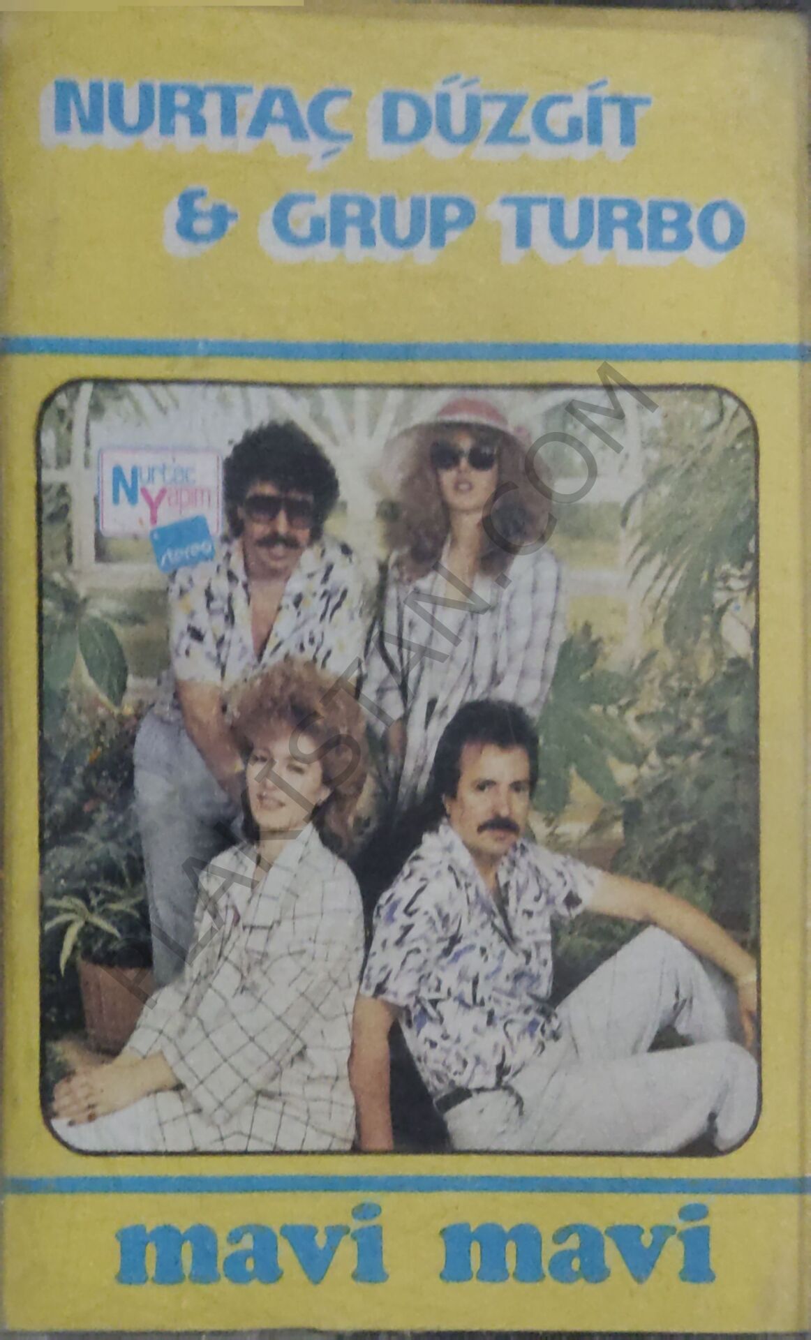 Nurtaç Düzgit Grup Turbo - ( Farklı kapak ) Mavi mavi  KASET