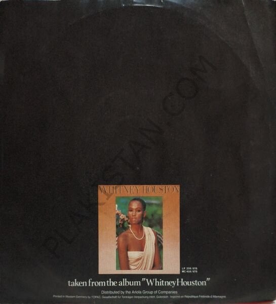 Whitney Houston – How Will I Know 45 LİK PLAK
