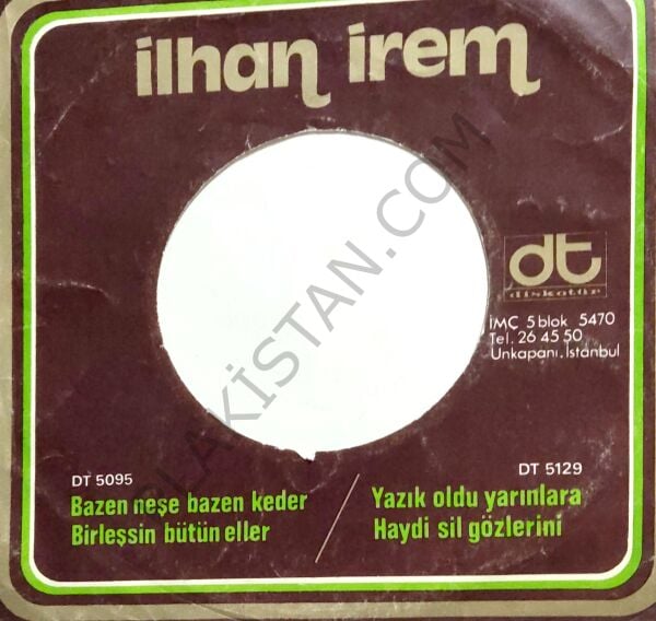 İlhan İrem Haydi Sil Gözlerini 45lik