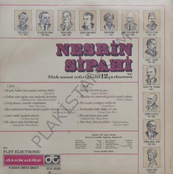 Nesrin Sipahi - Türk Sanat Müziğinin 12 Pırlantası LP