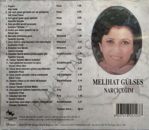 Melihat Gürses - Narçiçeğim CD