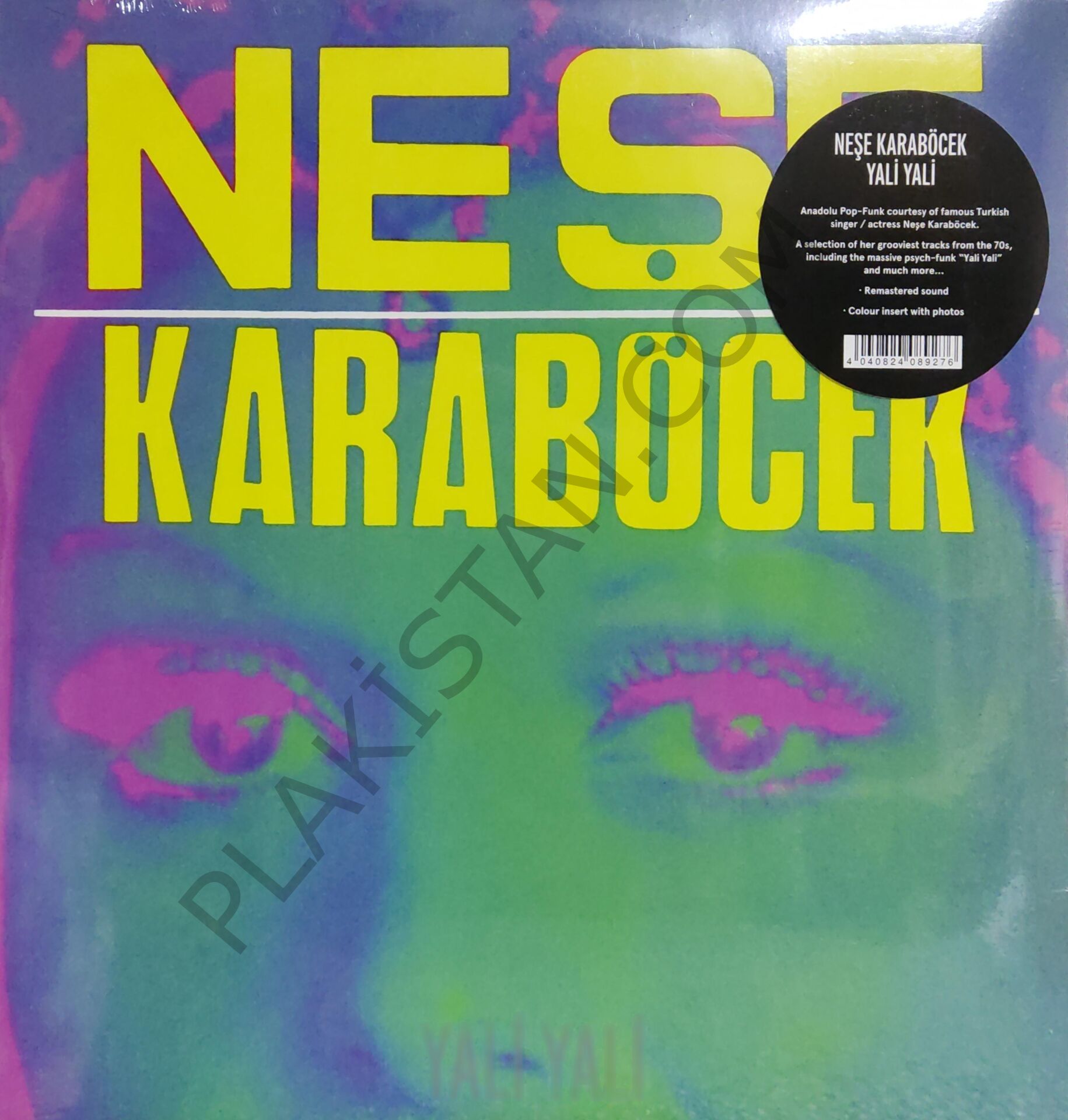 Neşe Karaböcek – Yali Yali 2019 İspanya Pharaway baskı LP PLAK