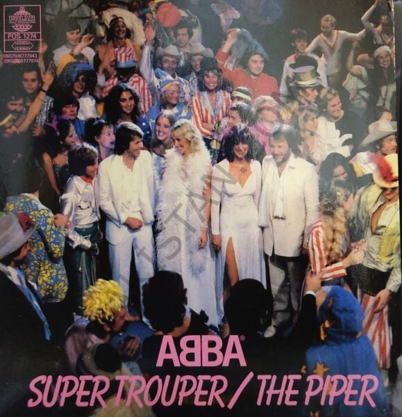 ABBA – Super Trouper Limitli Numaralı 3 renkli 45 lik Özel Baskı - 45 lik PLAK