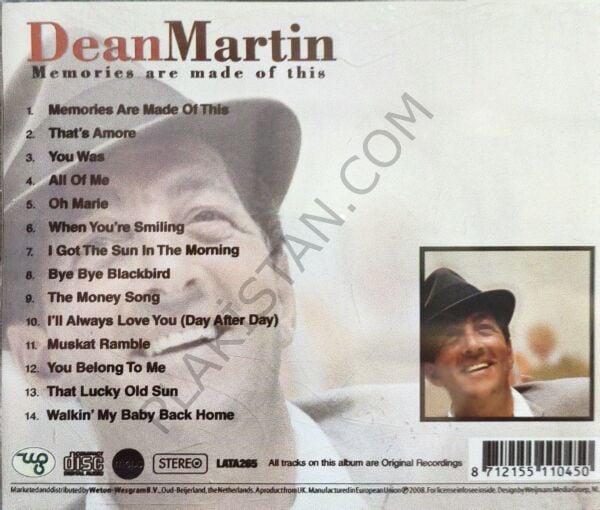 Dean Martin – Memories Are Made Of This CD