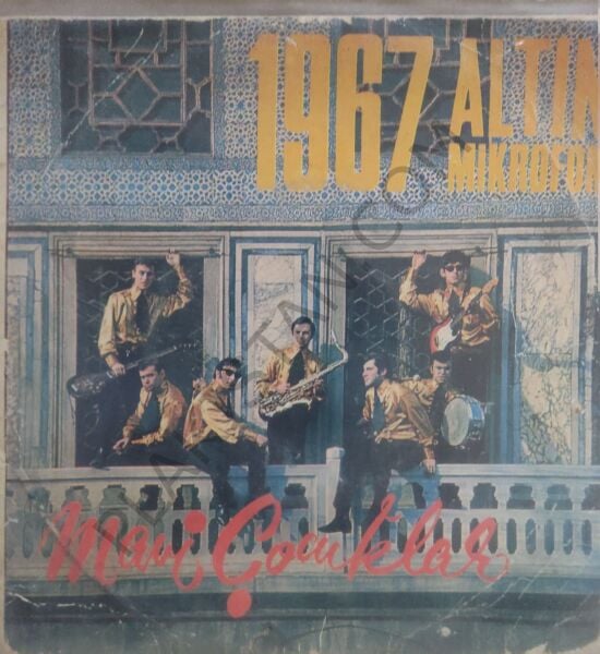 Altın Mikrofon 1967 Mavi Çocuklar Develi Daylar 45 lik