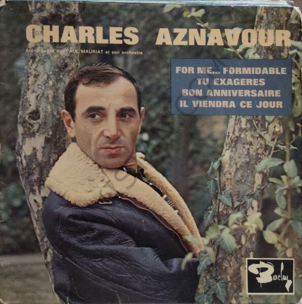 Charles Aznavour For Me... Formidable 45lik PLAK