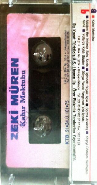 Zeki Müren - Kahır Mektubu KASET