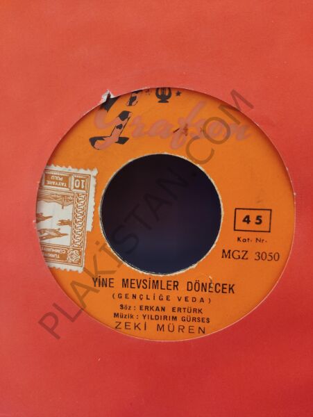 Zeki Müren Yine Mevsimler Dönecek 45lik