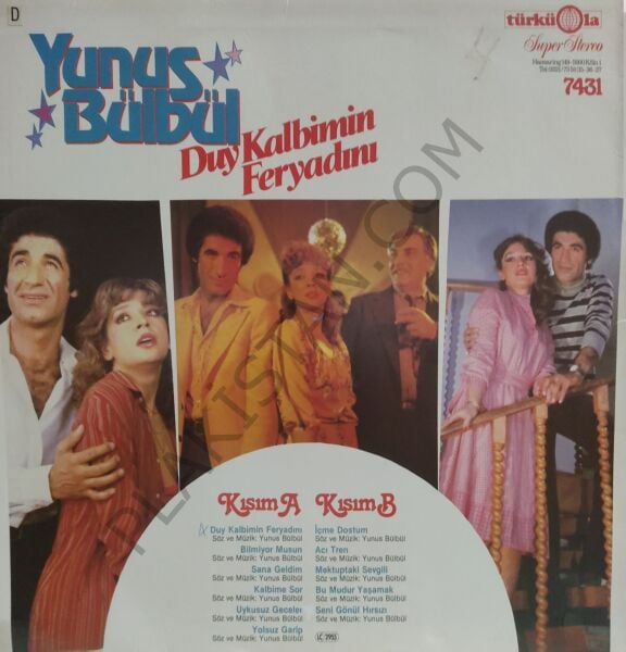 Yunus Bülbül - Alman Baskı Duy Kalbimin Feryadını LP PLAK