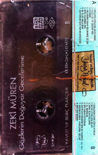 Zeki Müren - Gözlerin doğuyor gecelerime KASET