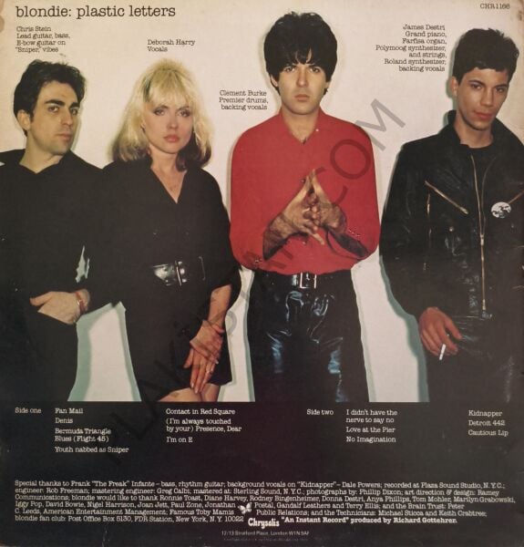 Blondie – Plastic Letters LP PLAK