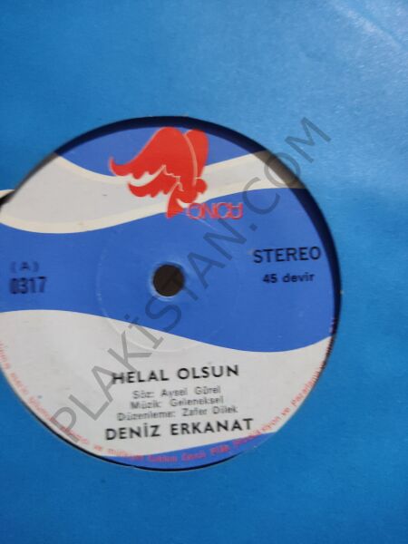 Deniz Erkanat Helal Olsun 45lik PLAK