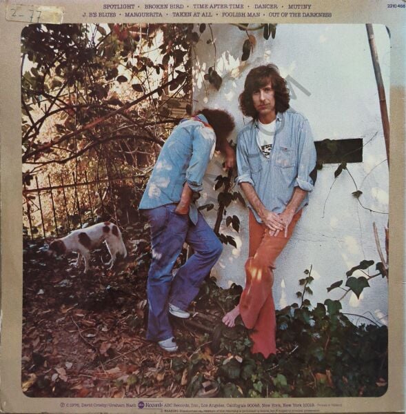 Crosby - Nash* – Whistling Down The Wire LP PLAK