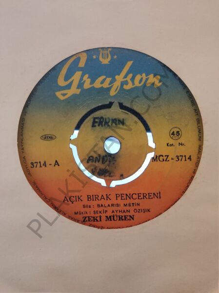 Zeki Müren - Zalimin Zulmü 45lik