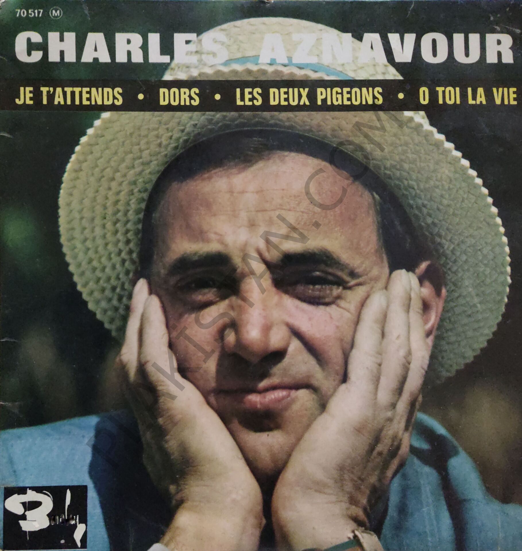 Charles Aznavour Je T'attends 45lik PLAK