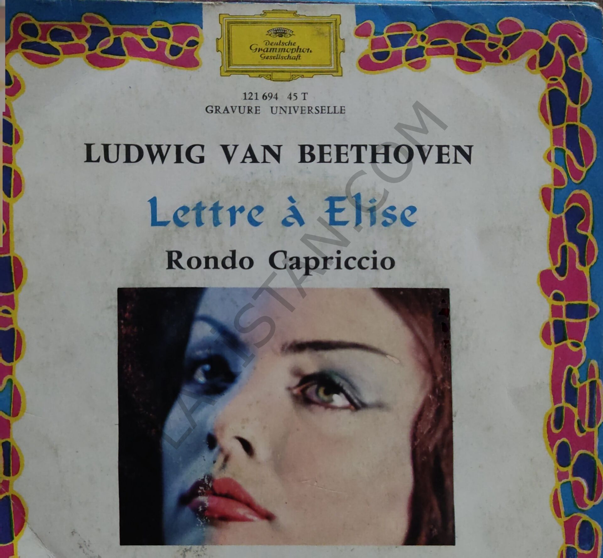 Ludwig van Beethoven - Wilhem Kempff* – Lettre A Elise 45 lik PLAK