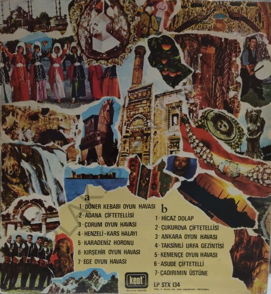 Folklorumuzdan Seçme Oyun Havaları Adım Adım Memleketim 2  LP