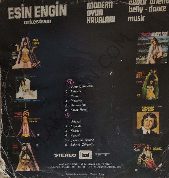 Esin Engin Orkestrası Modern Oyun Havaları Export LP