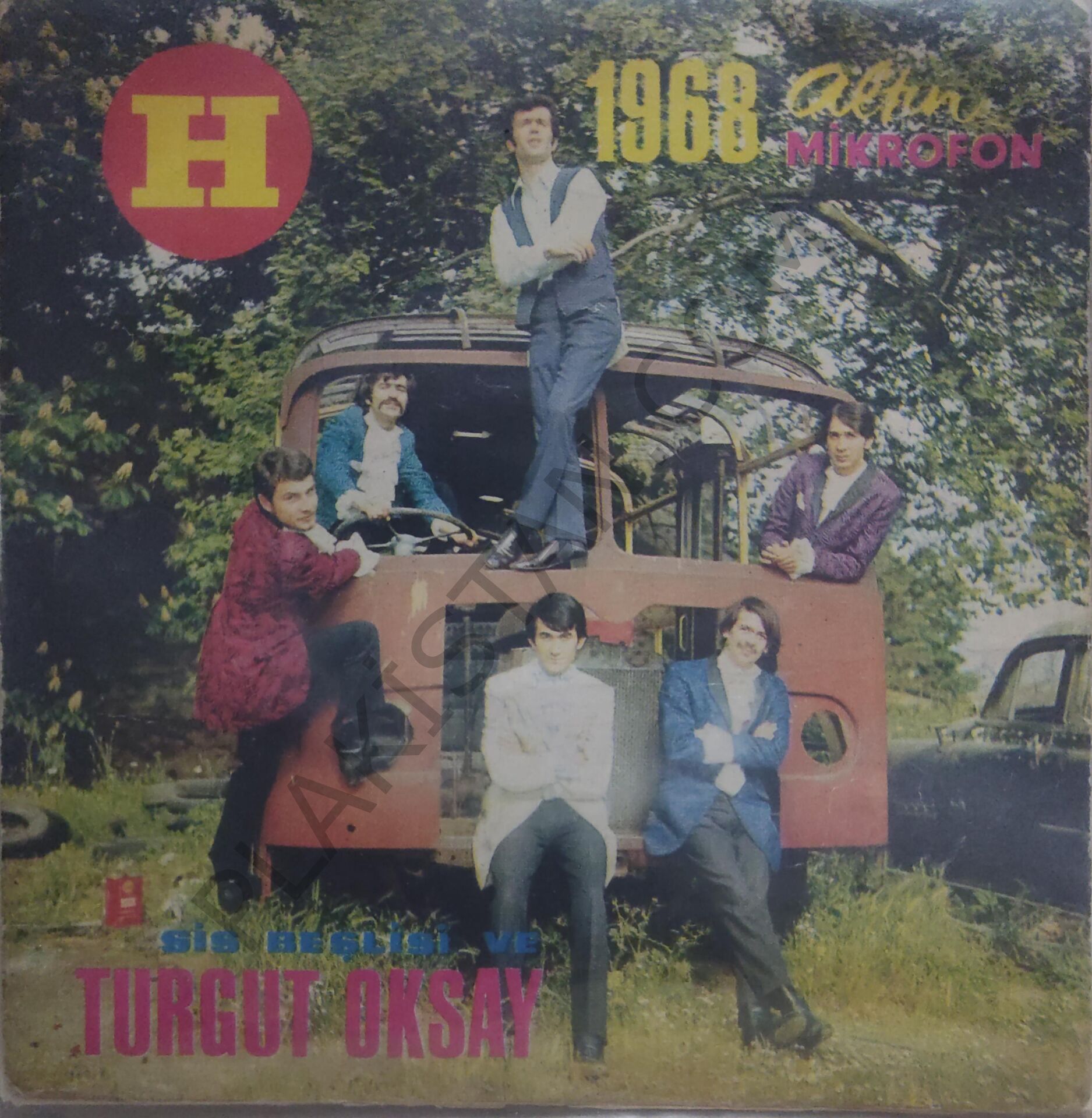 Turgut Oksay  ve  Sis Beşlisi ve 1968 Altın Mikrofon  45 LİK PLAK
