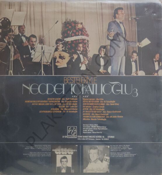 Necdet Tokatlıoğlu Besteleriyle 3 LP