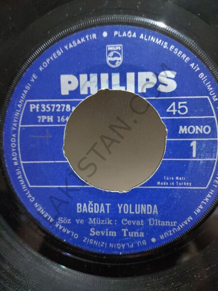 Sevim Tuna - Bağdat Yolunda 45lik PLAK