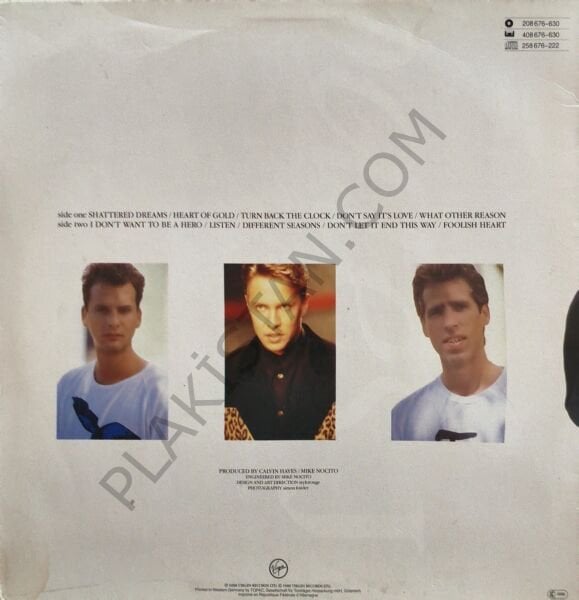 Johnny Hates Jazz – Turn Back The Clock (30th Anniversary Edition) LP PLAK
