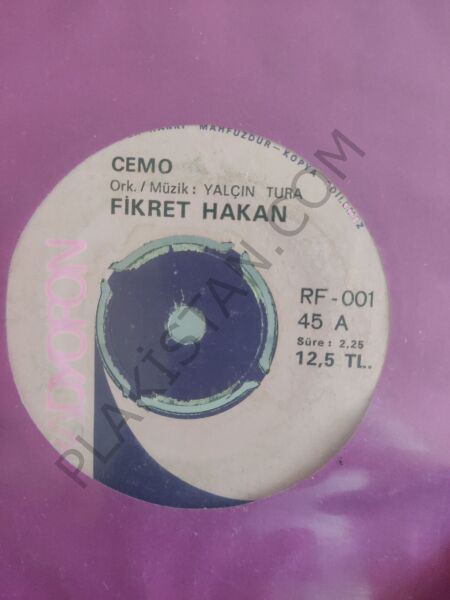 Fikret Hakan Cemo 45lik - PLAK