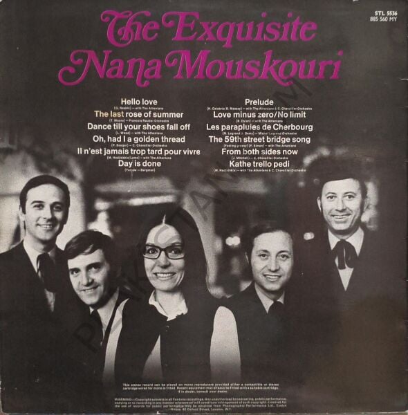 Nana Mouskouri LP PLAK
