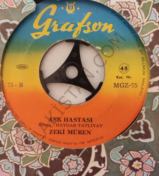 Zeki Müren Aklımda Sen Fikrimde Sen 45lik