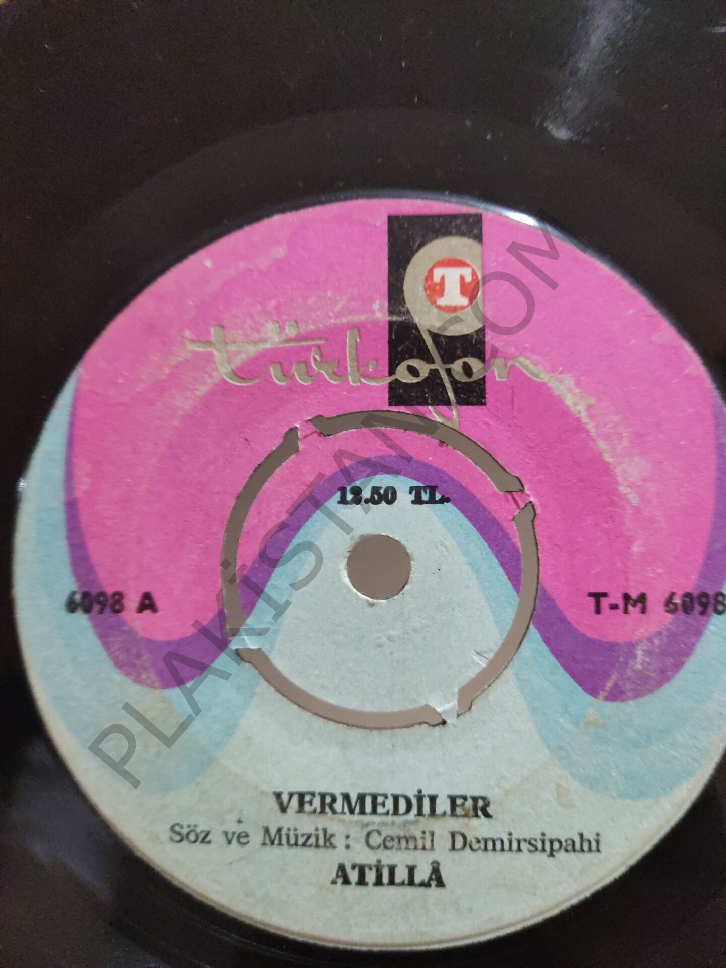 Atilla - Vermediler 45 lik PLAK