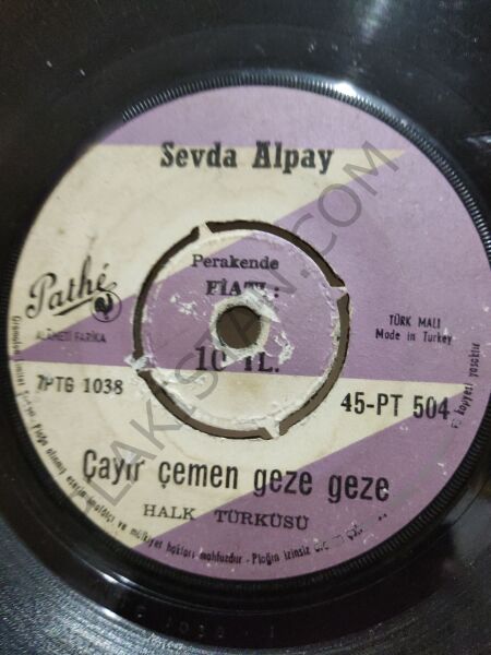 Sevda Alpay-  Çayır çimen geze geze - 45 lik PLAK