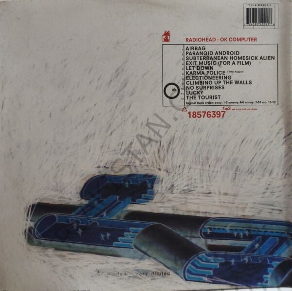 Radiohead Ok Computer LP PLAK