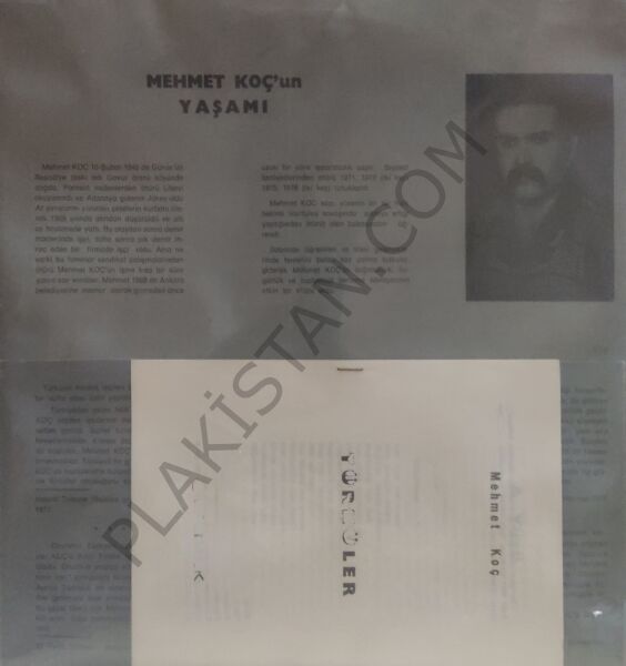 Mehmet Koç Türküler LP