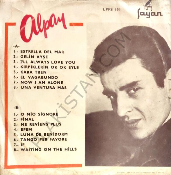 Alpay - Sayan ilk LP PLAK