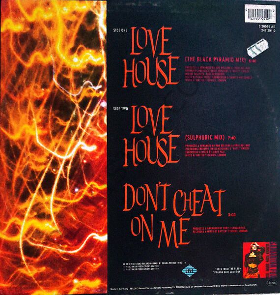 SAMANTHA FOX - LOVE HOUSE MAXİ LP PLAK