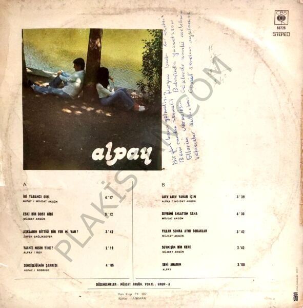 Alpay - Aşk LP PLAK