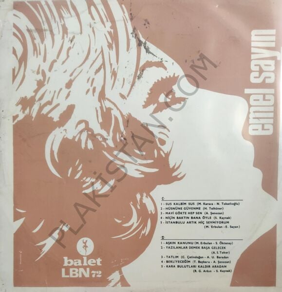 Emel Sayın LBN 72 İlk LP PLAK