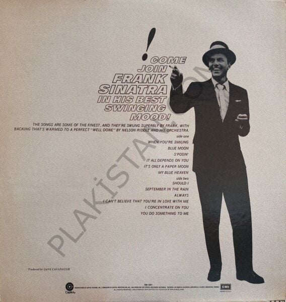 Frank Sinatra – Sinatra's Swingin' Session!!! - LP PLAK