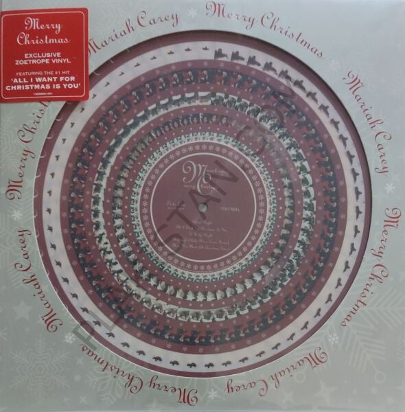 MARİAH CAREY - MERRY CHRISTMAS (1994) - 2024 LP ZOETROPE LP  PLAK