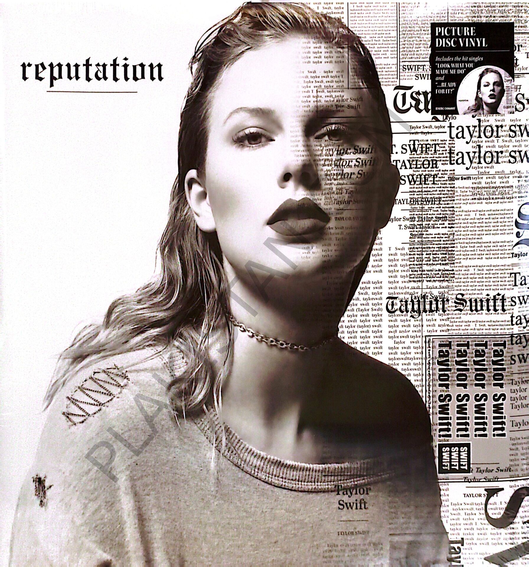 TAYLOR SWIFT - REPUTATION LIMITED EDITION 2017 PICTURE  PLAK 2 LP PLAK