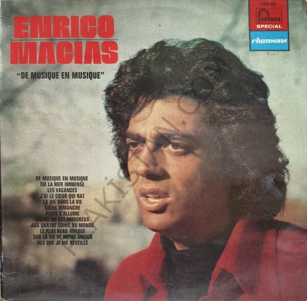 Enrico Macias – De Musique En Musique LP PLAK