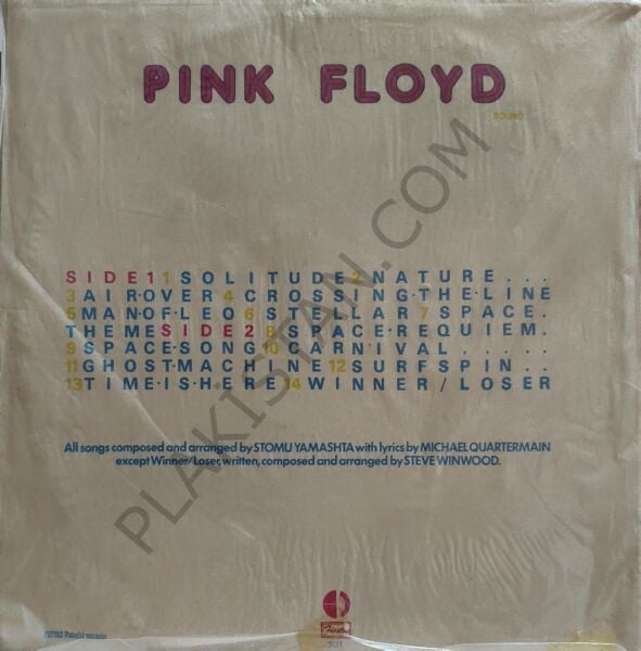 Pink Floyd Sound  (Orjinal 1977 Dönem Türk Baskı)  LP PLAK