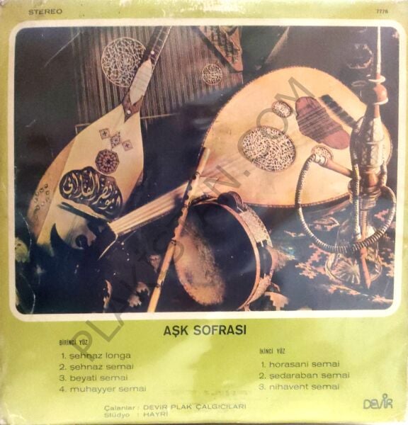 Aşk sofrası LP PLAK