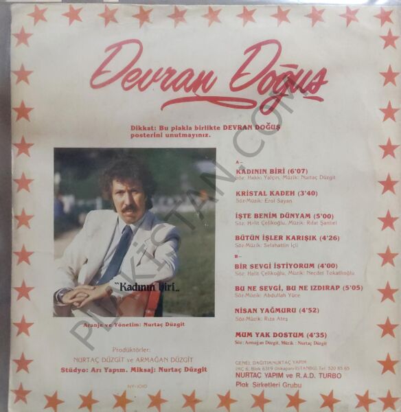 Devran Doğuş kadının biri LP PLAK