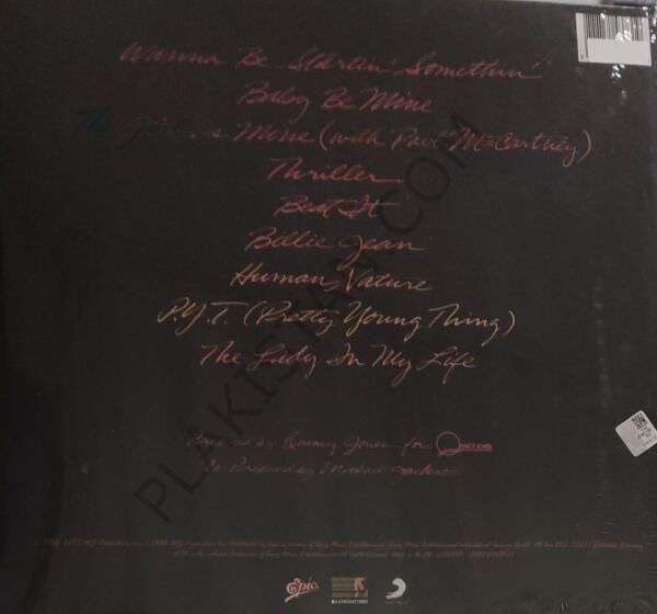 Michael Jackson Thriller SIFIR AMBALAJINDA LP PLAK